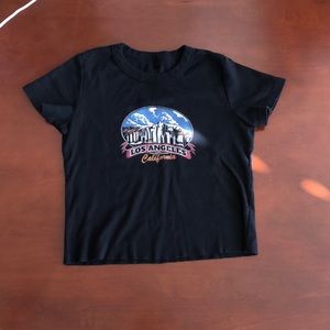 SOLD ON DEPOP DONT BUY Brandy crop LA tee